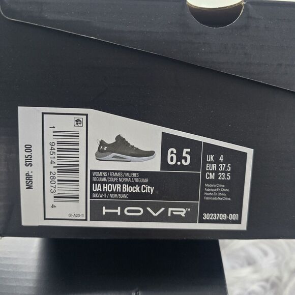 Under Armour UA HOVR Block City 3.0 Womens Size 6.5 Volleyball Shoes Sneakers - Picture 6 of 6